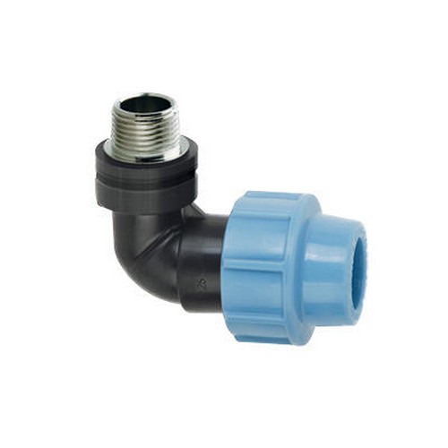 PE KOLENO VONKAJŠÍ MOSADZNÝ ZÁVIT