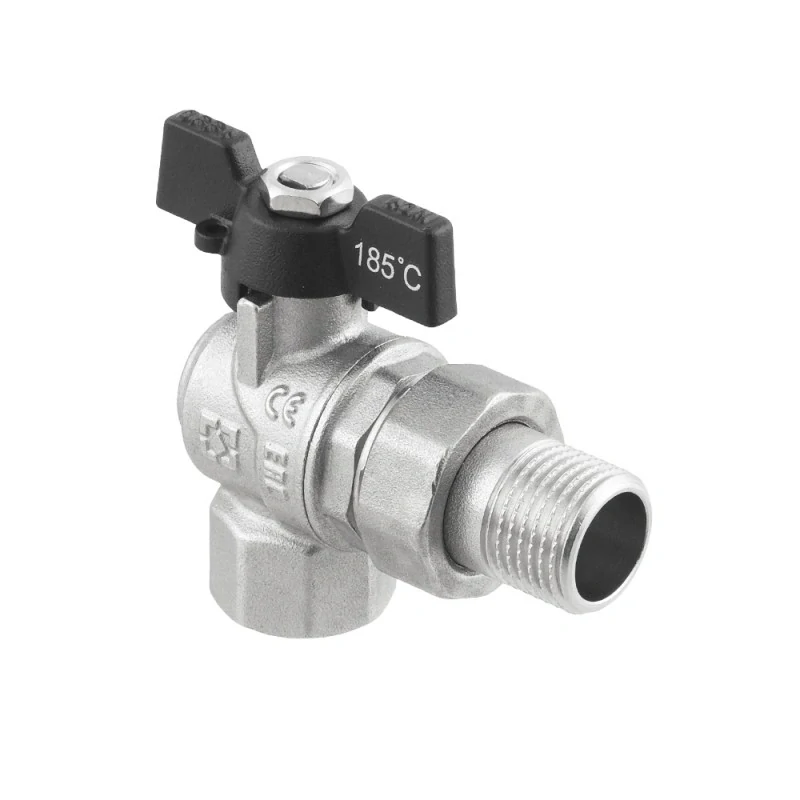 Guľové ventily s rozoberateľným šrobením rohové RAFTEC