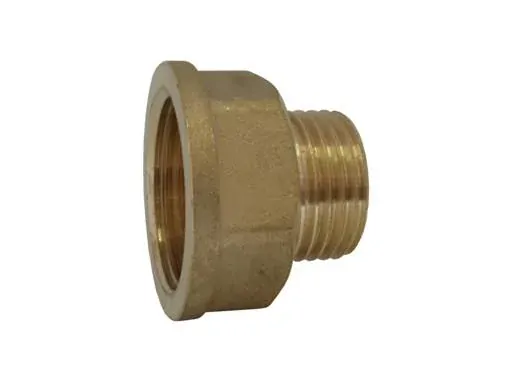 Mosadzná obrátená redukcia 6/4"x1"