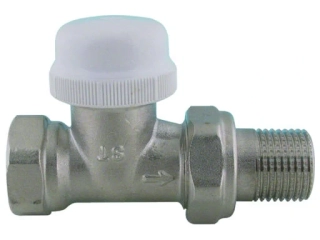 Termostatický priamy ventil 1/2 "
