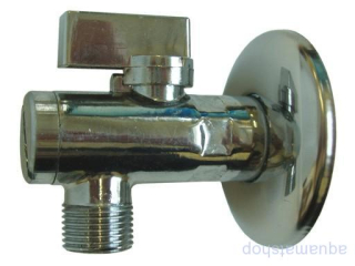 Rohový guľový ventil 1/2"x1/2" s filtrom a ružicou