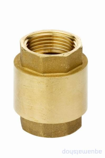 Mosadzná spätná klapka 5/4" celomosadzná