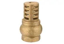 Mosadzný sací kôš 3/4" s mosadznou klapkou