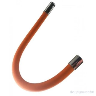 Silikónové ramienko na kuchyňskú vodovodnú batériu TRIX 1008 - ORANŽOVÉ