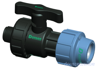 PE Uzatvárací ventil 25 x 3/4" vonkajší závit