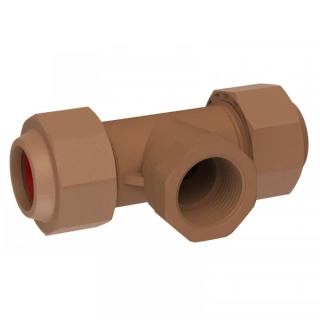 T-kus s vnútorným závitom 15 mm x 15 mm x 1/2" UNITWIST