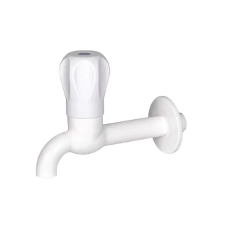 Nástenný kohútik 1/2" biely UNITWIST