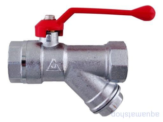 Guľový kohút s filtrom 3/4"