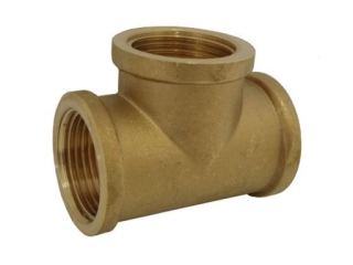 Mosadzný T-kus FFF 1/4" 