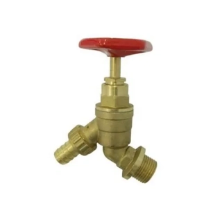 Uzatvárací ventil s nástavcom na hadicu 1" x 1" 